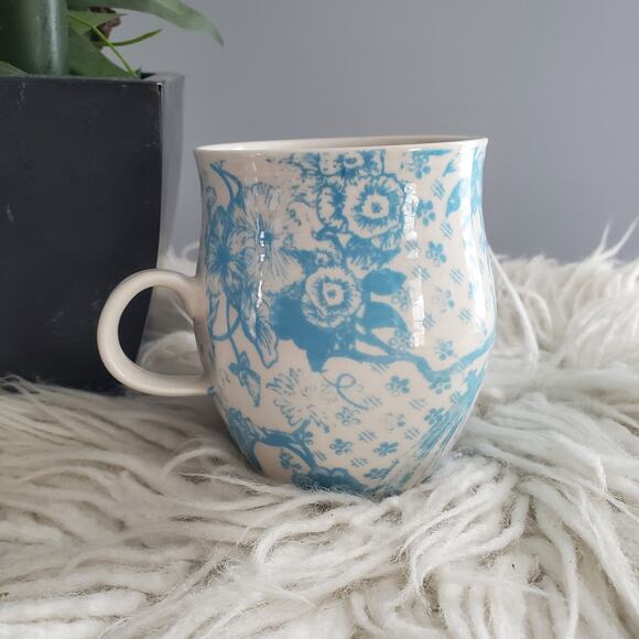 Vintage Anthropologie Homegrown Monogram Coffee Tea Mug Letter e - Picture 3 of 6